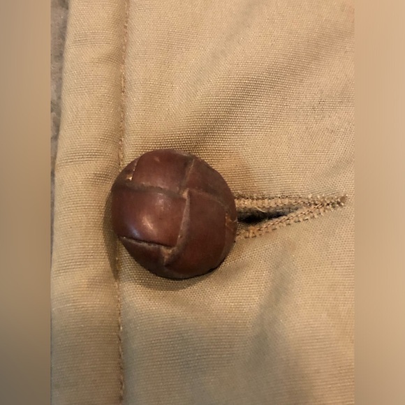 Mighty-Mac Handsome Outerwear Coat Men’s M Beige Zip Hood Faux Fur Sherpa Lined - Picture 3 of 12